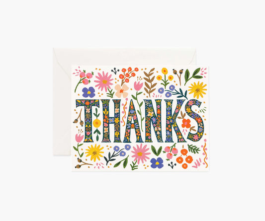 Thank You Rifle Paper Co Greeting Card