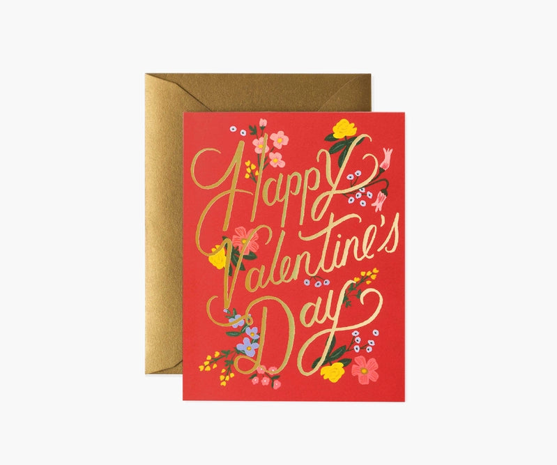Happy Valentines Day Red Rifle Paper Co Card